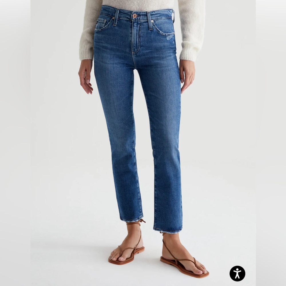 AG Mari high rise slim straight size 29 $75 nwt